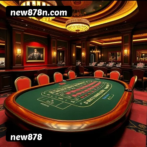 Jogos de Mesa Premium new878 - Blackjack, Roleta, Baccarat